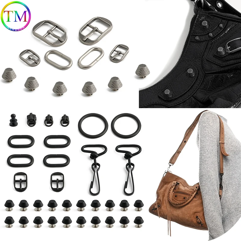 Full Set Hardware Accessories for Classic City Bag Replacement, Metal Buckle Clasp Zipper Pull Rivets Studs Bag Repair Part Kit
Full Set Hardware Accessories for Classic City Bag Replacement, Metal Buckle Clasp Zipper Pull Rivets Studs Bag Repair Part Kit