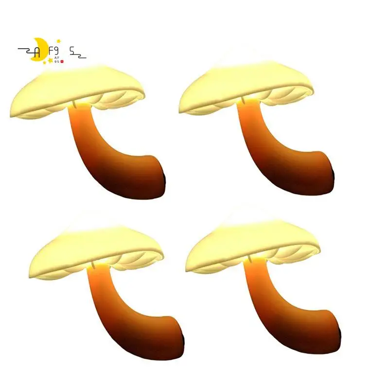 Набор из 4 ночников AF95, светодиодные ночники в форме грибов для детей, взрослых, спальни, ванной, прихожей
Набор из 4 ночников AF95, светодиодные ночники в форме грибов для детей, взрослых, спальни, ванной, прихожей