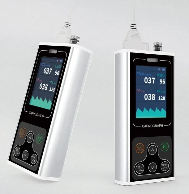 Small and light LCD display Capnograph with respiratory waveform
Small and light LCD display Capnograph with respiratory waveform