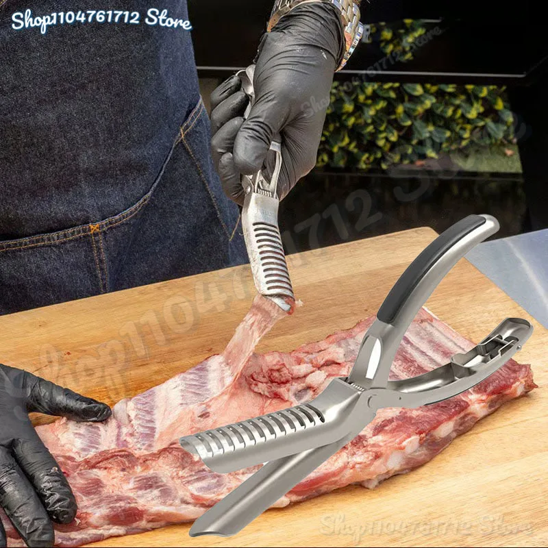 Pro Series Rib Membrane Remover Professional BBQ Tool for Pork Ribs Skin Removal Easy Grip Handle Grill Kitchen Meat Preparation
Pro Series Rib Membrane Remover Professional BBQ Tool for Pork Ribs Skin Removal Easy Grip Handle Grill Kitchen Meat Preparation