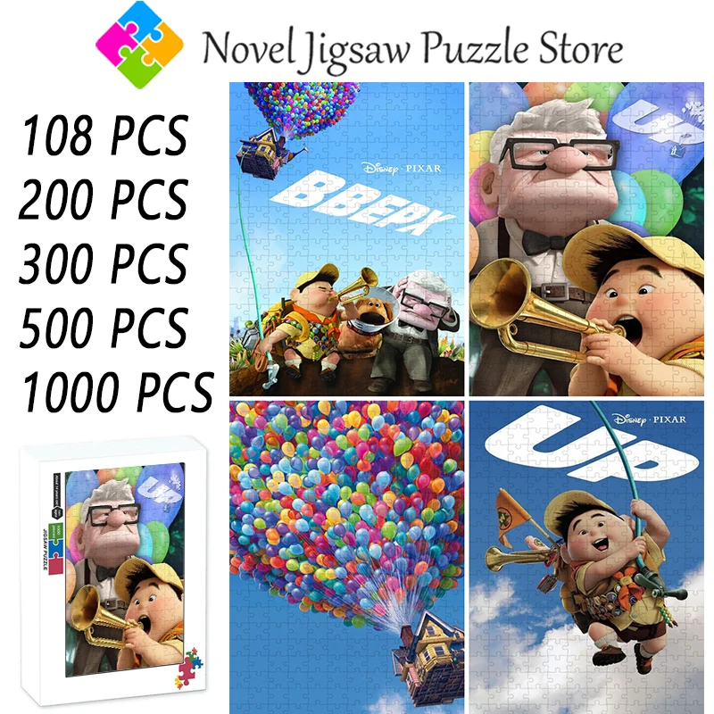 108/200/300/500/1000 Pieces jigsaw Puzzles for Adult Decompression Game Disney movie Pixar Up Jigsaw Puzzle Handmade Toys
108/200/300/500/1000 Pieces jigsaw Puzzles for Adult Decompression Game Disney movie Pixar Up Jigsaw Puzzle Handmade Toys