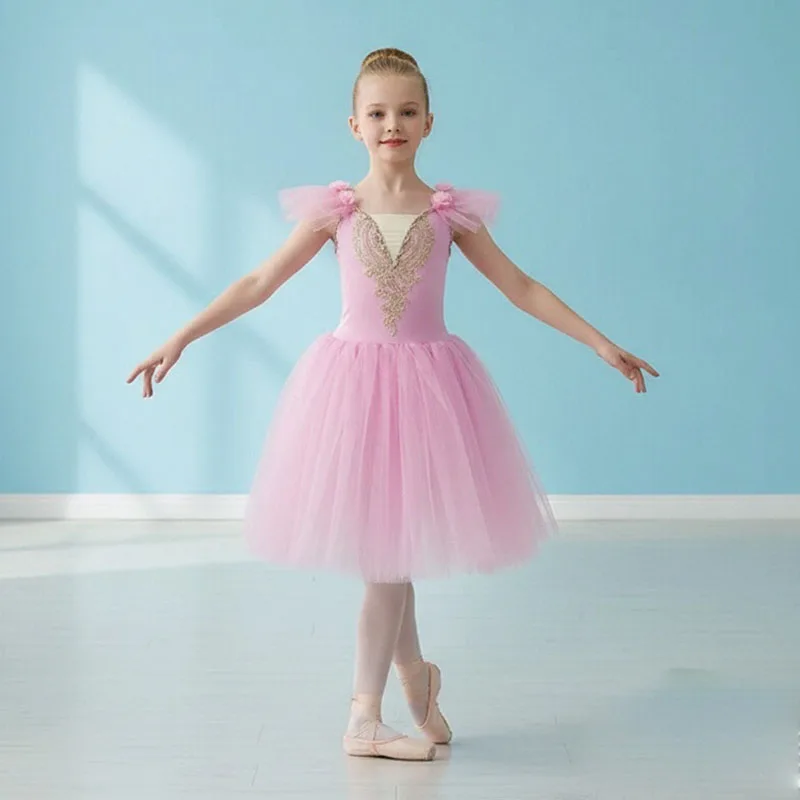 Girls Sequin Professional Ballet Tutu Skirt Long Dance Dress Women's Ballet Performance Costume Ballerina Femme Ballet Wear
Girls Sequin Professional Ballet Tutu Skirt Long Dance Dress Women's Ballet Performance Costume Ballerina Femme Ballet Wear