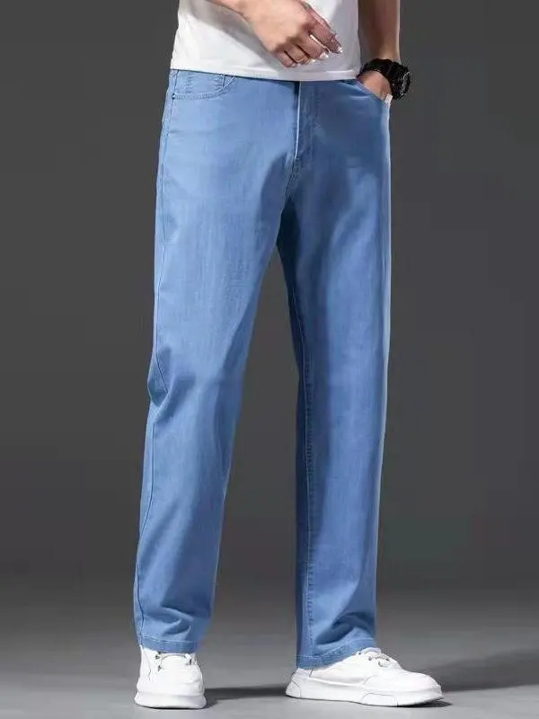 Мужские джинсовые брюки Thiened, осень-зима, прямые широкие повседневные брюки, модные корейские брюки, универсальная высокая талия
Мужские джинсовые брюки Thiened, осень-зима, прямые широкие повседневные брюки, модные корейские брюки, универсальная высокая талия