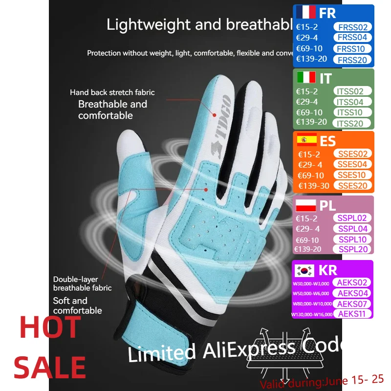 Hot Sale Outdoor Off-Road Motorcycle Gloves with Double Finger Touch Screen for DH, MX, MTB Summer Breathable Riding Glove men
Hot Sale Outdoor Off-Road Motorcycle Gloves with Double Finger Touch Screen for DH, MX, MTB Summer Breathable Riding Glove men