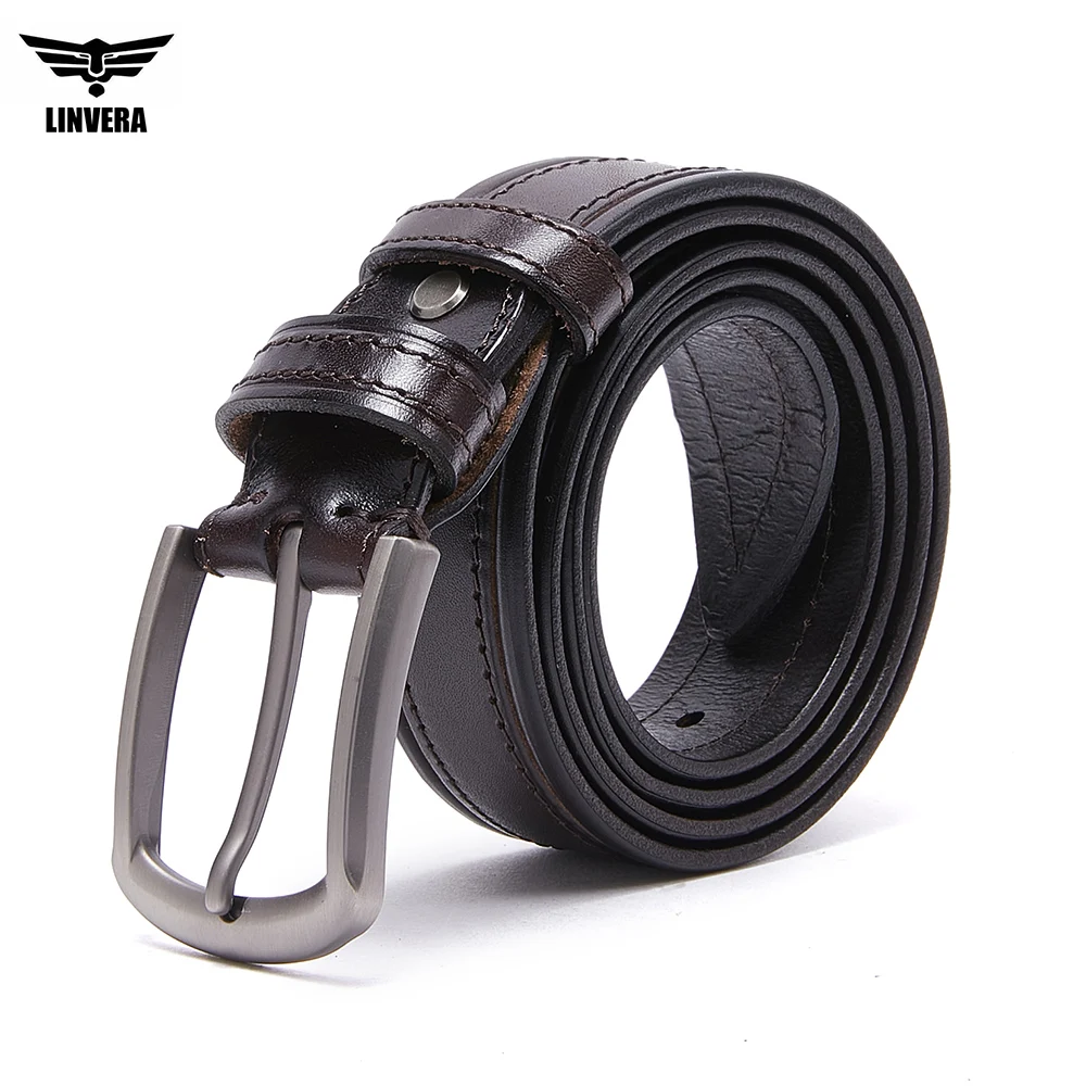 LIONVERA Men's Fashion Genuine Leather Belt High Quality Buckle Head Retro Frosted Top Layer Cowhide Jeans Belt Gift For Men
LIONVERA Men's Fashion Genuine Leather Belt High Quality Buckle Head Retro Frosted Top Layer Cowhide Jeans Belt Gift For Men
