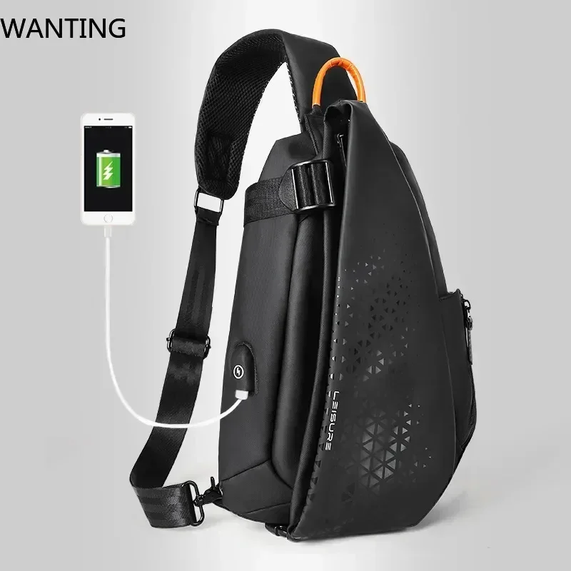 Casual Outdoor Men's Shoulder Bags With USB Fashion Chest Bag For Men Large Capacity Sling Bag Male High Capacity Back Packs
Casual Outdoor Men's Shoulder Bags With USB Fashion Chest Bag For Men Large Capacity Sling Bag Male High Capacity Back Packs