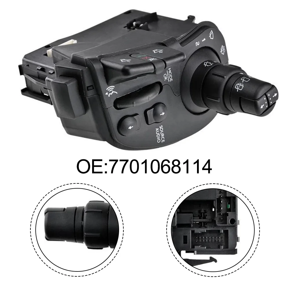 Car Repair Auto Maintenance Radio Wiper Switch Black No Modification Needed 8201359195 8201590631 770106009 7701068115
Car Repair Auto Maintenance Radio Wiper Switch Black No Modification Needed 8201359195 8201590631 770106009 7701068115