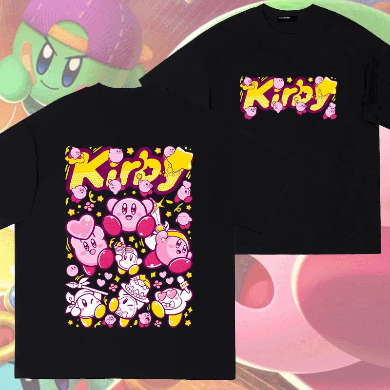New Cartoon Anime Kirby Pure Cotton Short Sleeved T-shirt Top Base Shirt Summer Clothes Anime Peripheral Fashion Birthday Gifts
New Cartoon Anime Kirby Pure Cotton Short Sleeved T-shirt Top Base Shirt Summer Clothes Anime Peripheral Fashion Birthday Gifts