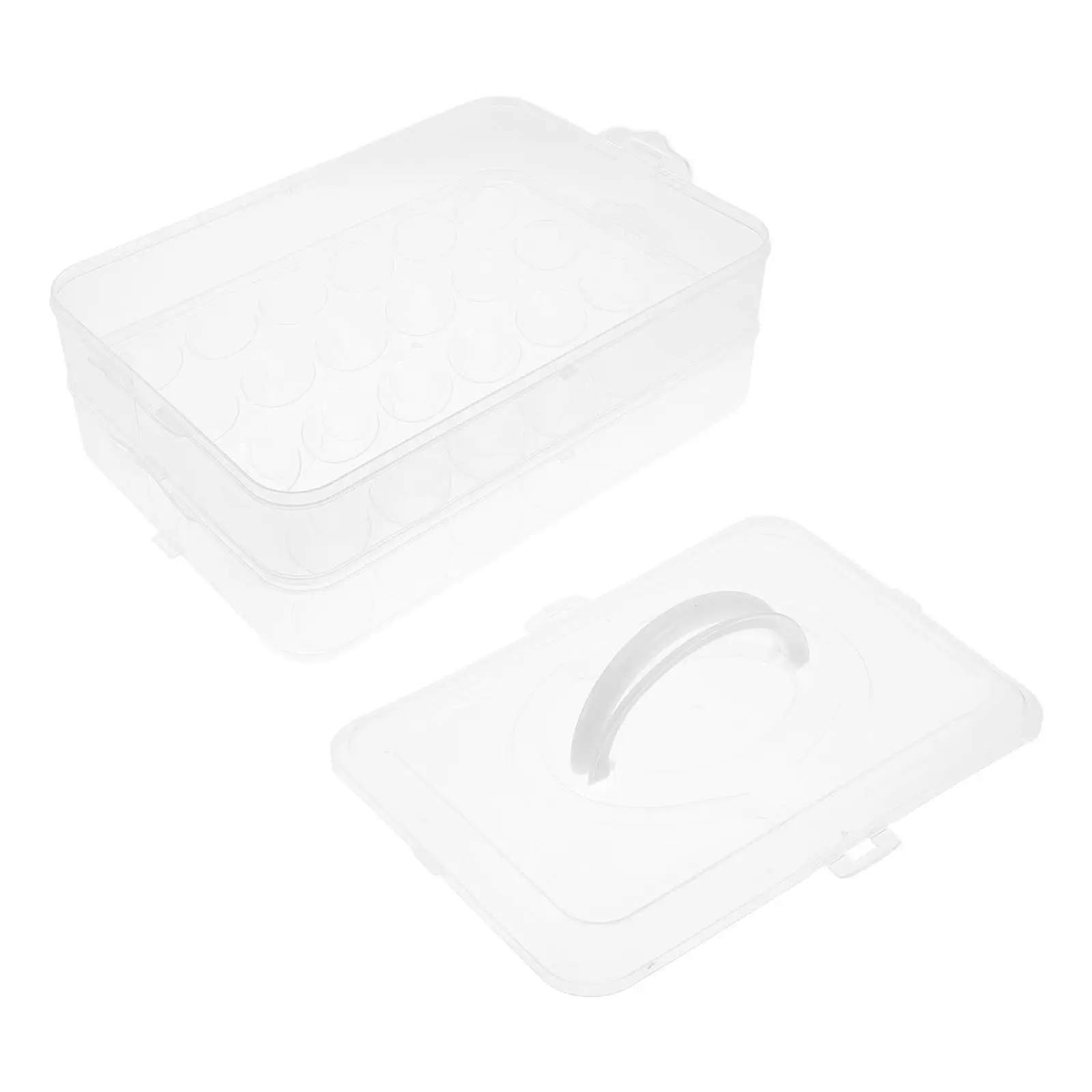 72 Eggs Storage Tray Portable Stackable Container Lid Handle for Fridge Camping Holder Plastic Carton
72 Eggs Storage Tray Portable Stackable Container Lid Handle for Fridge Camping Holder Plastic Carton