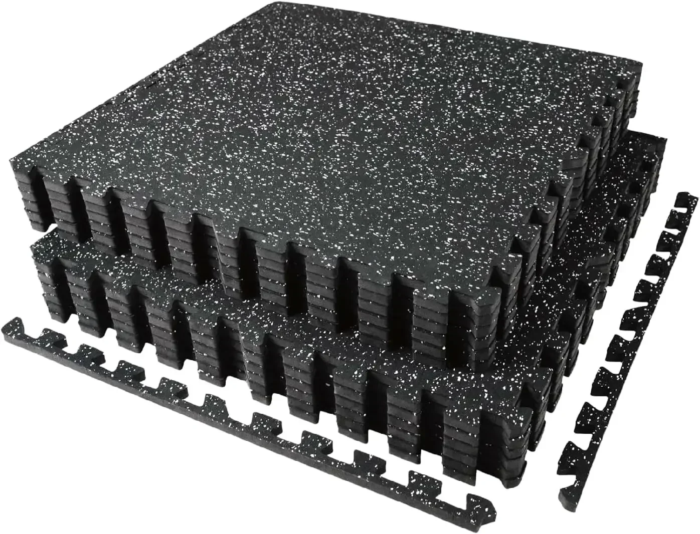 0.56in Thick 48 Sq Ft Exercise Equipment Mats, 12 Tiles Upgraded Rubber Top with High Density EVA Foam, Large Interlocking
0.56in Thick 48 Sq Ft Exercise Equipment Mats, 12 Tiles Upgraded Rubber Top with High Density EVA Foam, Large Interlocking