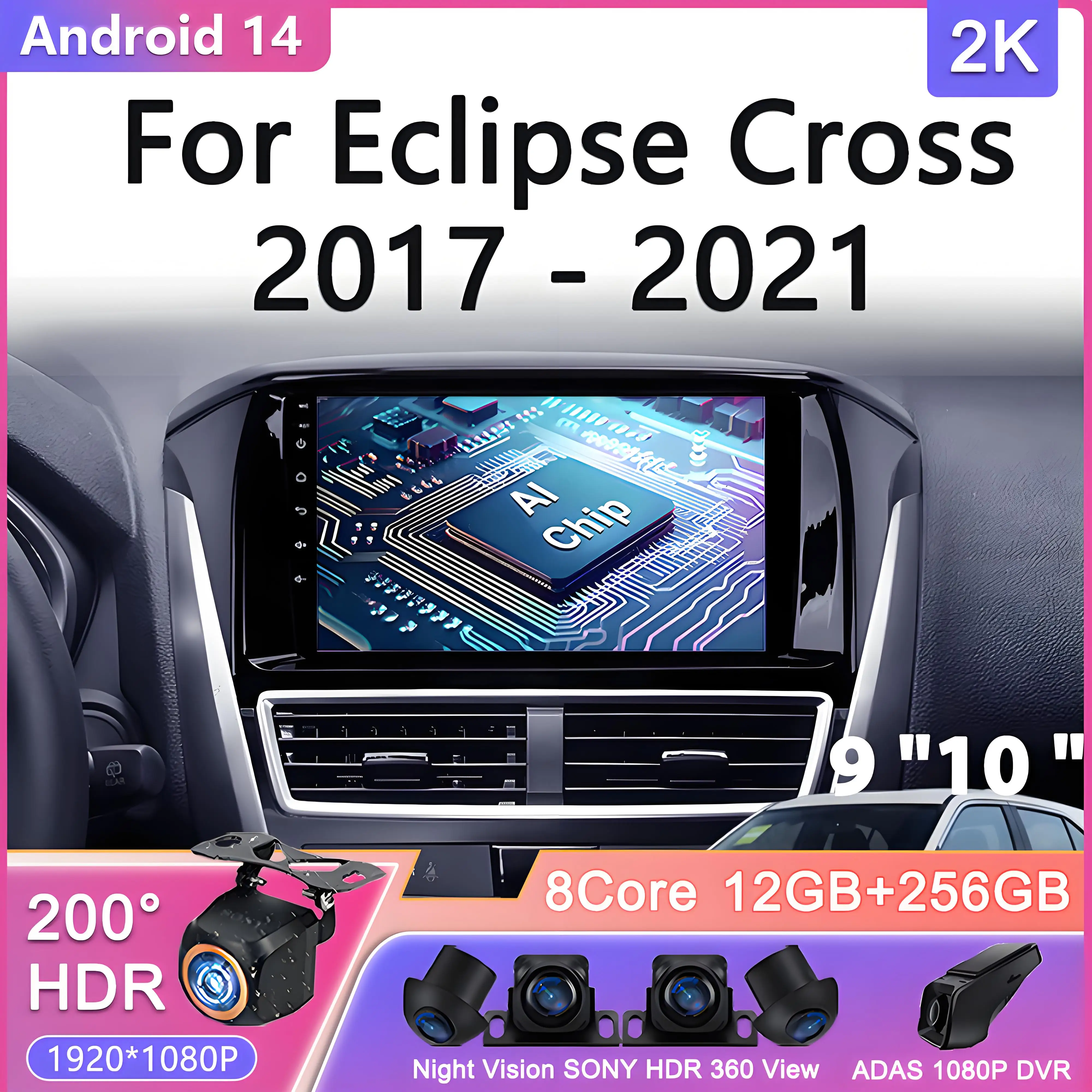 Android 14 For Mitsubishi Eclipse Cross 2017 - 2021 Car Radio Stereo Audio GPS Player Carplay Auto Screen Car Multimedia Car GPS
Android 14 For Mitsubishi Eclipse Cross 2017 - 2021 Car Radio Stereo Audio GPS Player Carplay Auto Screen Car Multimedia Car GPS