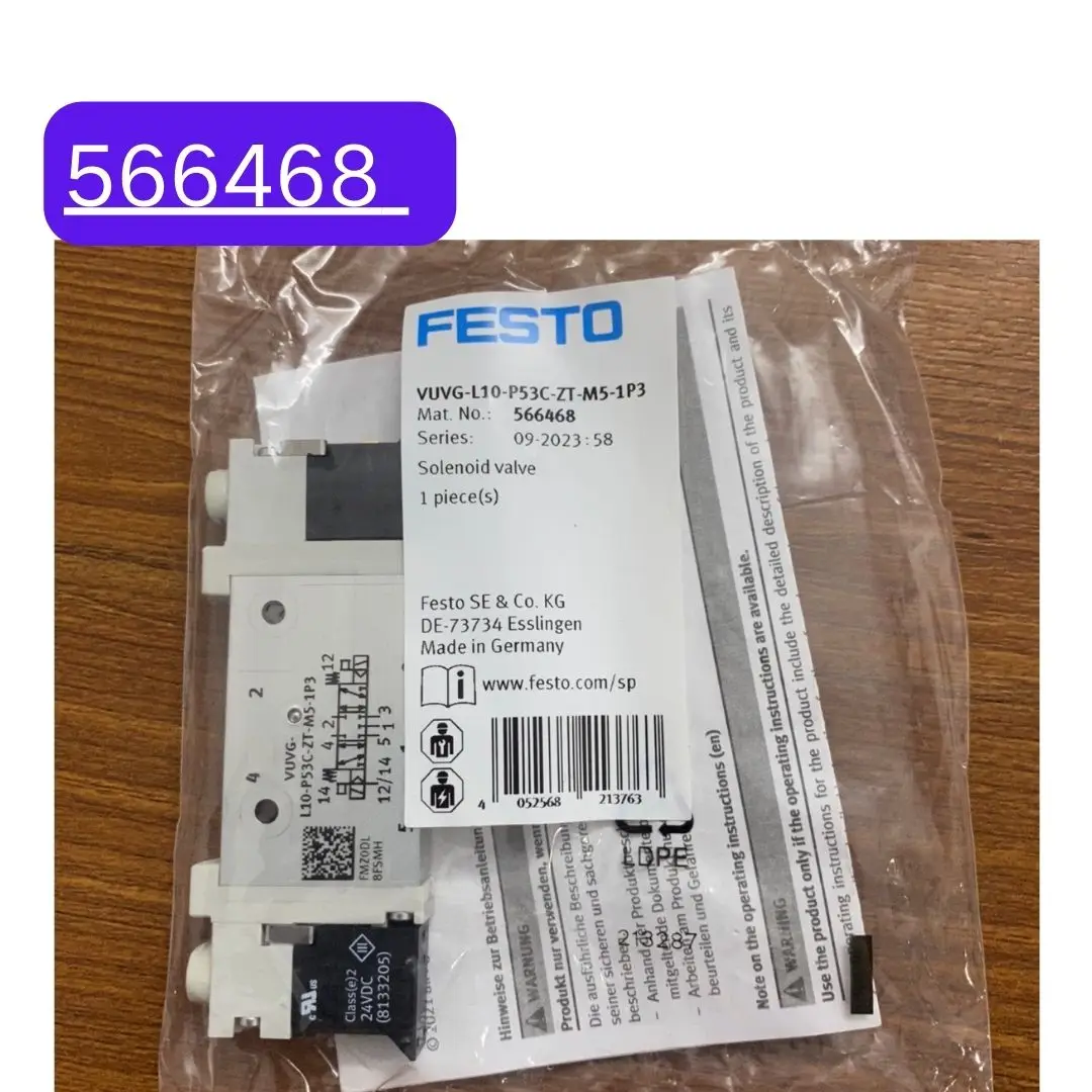 Brand New 566468 Electromagnetic valve VUVG-L10-P53C-ZT-M5-1P3 Fast Shipping
Brand New 566468 Electromagnetic valve VUVG-L10-P53C-ZT-M5-1P3 Fast Shipping