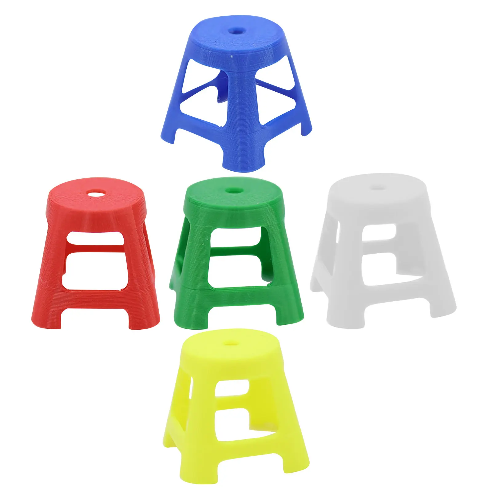 5Pcs Colorful Mini Plastic Stool Set for Dollhouse Furniture Realistic Miniature Stools Tiny House Micro Garden Christmas Decor
5Pcs Colorful Mini Plastic Stool Set for Dollhouse Furniture Realistic Miniature Stools Tiny House Micro Garden Christmas Decor