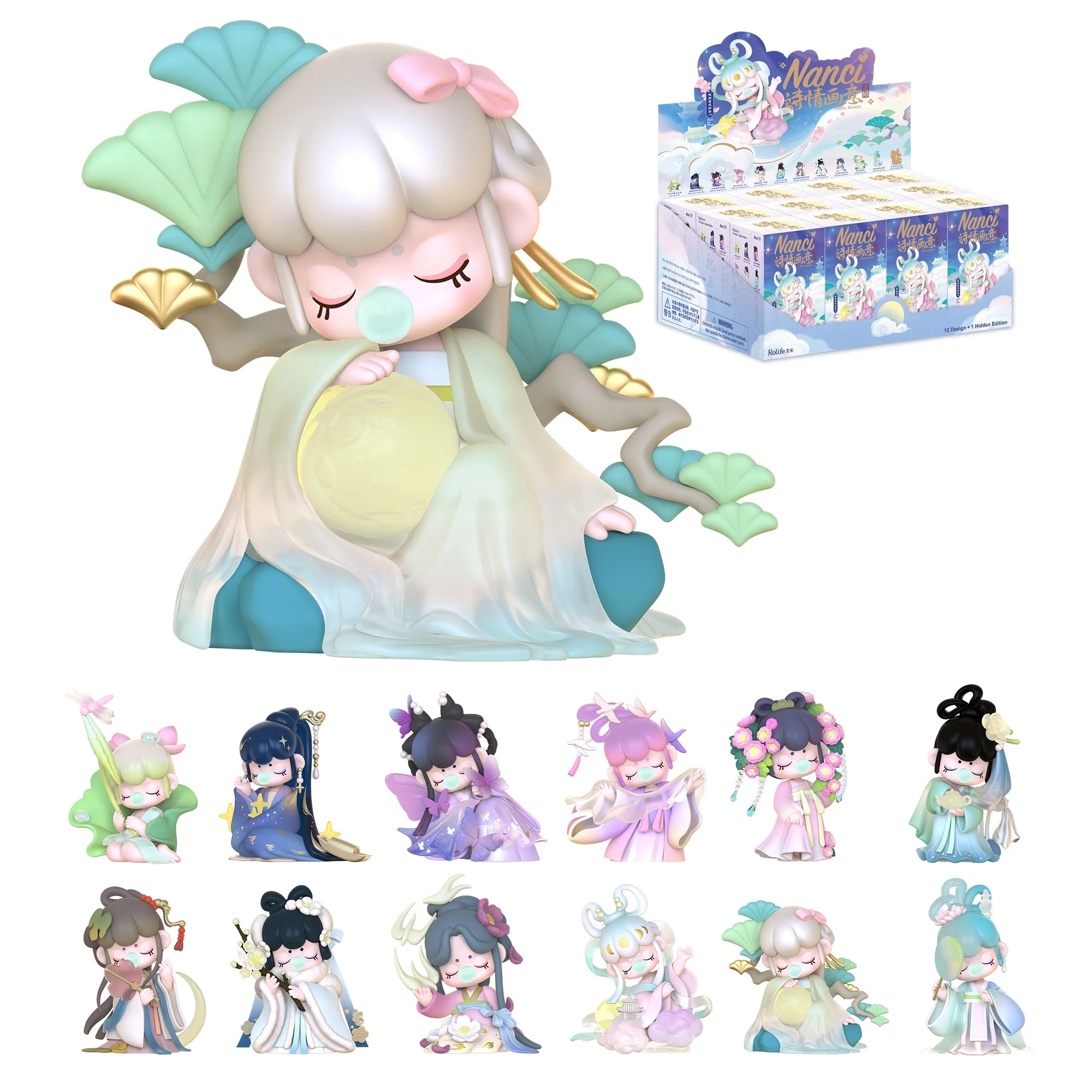 Rolife Nanci Blind Box Nanci's Poetic Beauty Action Figure Collectible Doll Toys Surprise Box Gift for Kids Friends Adults
Rolife Nanci Blind Box Nanci's Poetic Beauty Action Figure Collectible Doll Toys Surprise Box Gift for Kids Friends Adults