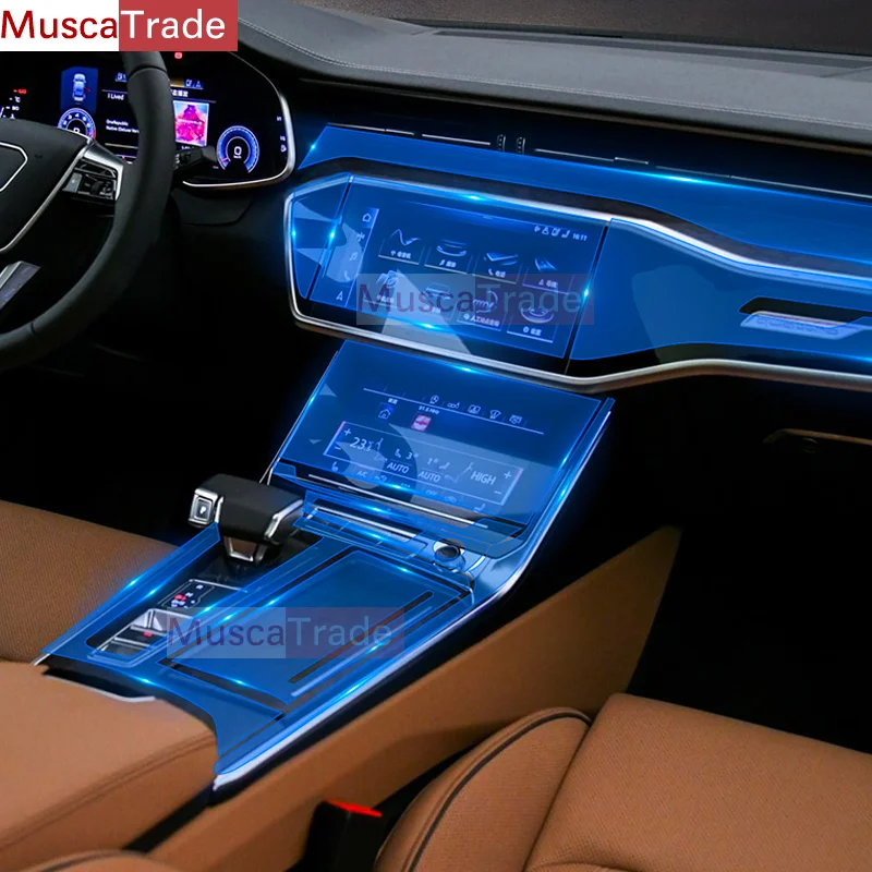 Внутренняя центральная консоль для Audi A6 A7 C8 2019-2023Car, прозрачная фотопленка с защитой от царапин, аксессуары для ремонта
Внутренняя центральная консоль для Audi A6 A7 C8 2019-2023Car, прозрачная фотопленка с защитой от царапин, аксессуары для ремонта