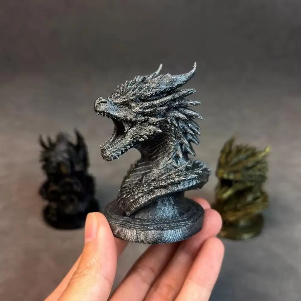 Dragon Scale Detailed Decor Dragon Head Figurine 3d Printed Sculpture Mythical Statue for Home Office Decor for Collectors
Dragon Scale Detailed Decor Dragon Head Figurine 3d Printed Sculpture Mythical Statue for Home Office Decor for Collectors