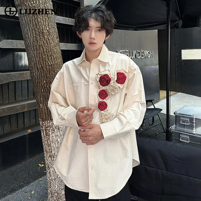 Мужская рубашка LUZHEN с объемным цветочным узором, длинным рукавом, нишевая мода, элегантная, стильная, весна 2025, топы, одежда JY6002
Мужская рубашка LUZHEN с объемным цветочным узором, длинным рукавом, нишевая мода, элегантная, стильная, весна 2025, топы, одежда JY6002