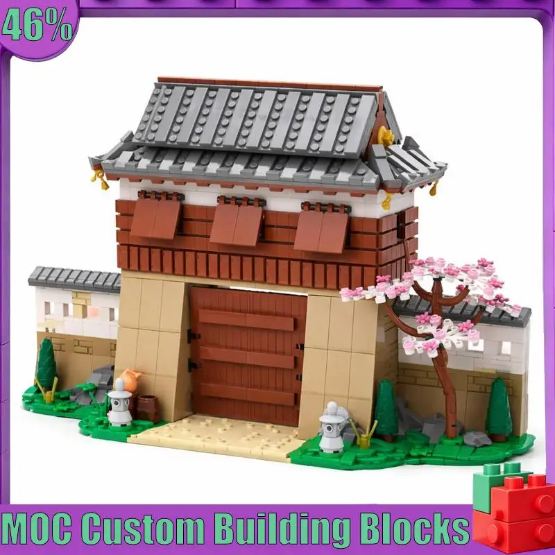 1603 Parts Samurai Town Gates MOC Asian Architecture Model Custom Puzzle DIY Assembly Educational Building Blocks Popular Gift
1603 Parts Samurai Town Gates MOC Asian Architecture Model Custom Puzzle DIY Assembly Educational Building Blocks Popular Gift
