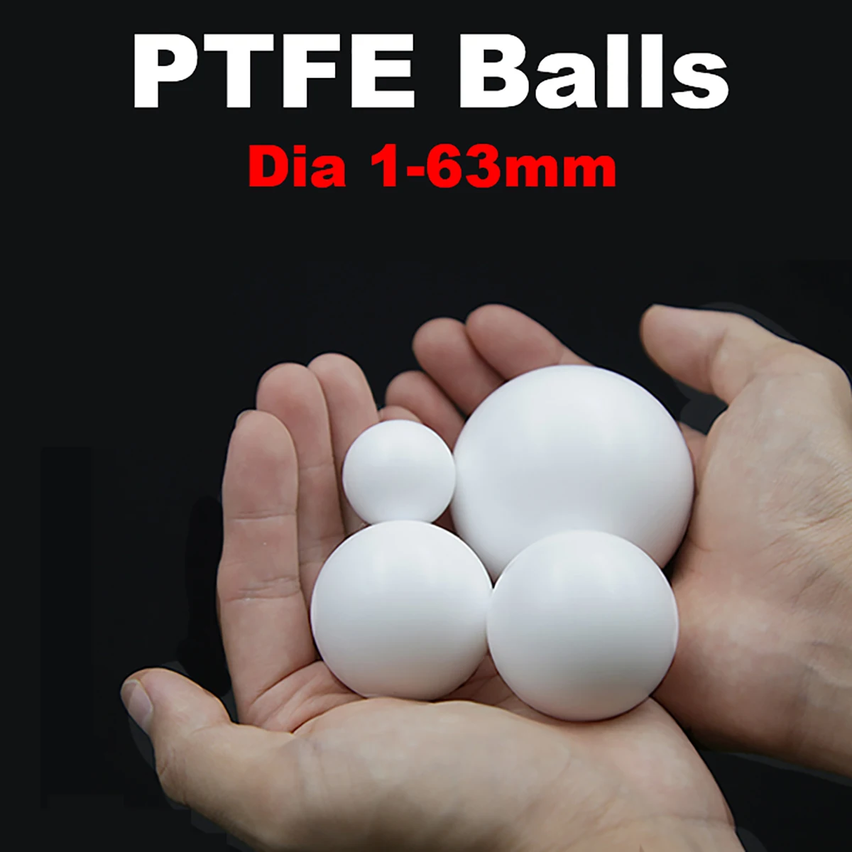 Solid PTFE Balls Diameter 1-63mm Plastic F4 Ball Rolling Bead Electrical Insulation Bearings Sealing Corrosion Resistance
Solid PTFE Balls Diameter 1-63mm Plastic F4 Ball Rolling Bead Electrical Insulation Bearings Sealing Corrosion Resistance
