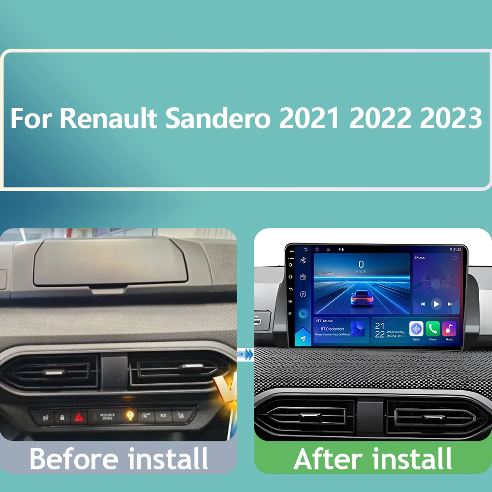WiFi For Renault Sandero 2021 2022 2023 Android 16 Carplay Auto Car Radio Multimedia Player Navigation Autoradio GPS Stereo 2din
WiFi For Renault Sandero 2021 2022 2023 Android 16 Carplay Auto Car Radio Multimedia Player Navigation Autoradio GPS Stereo 2din