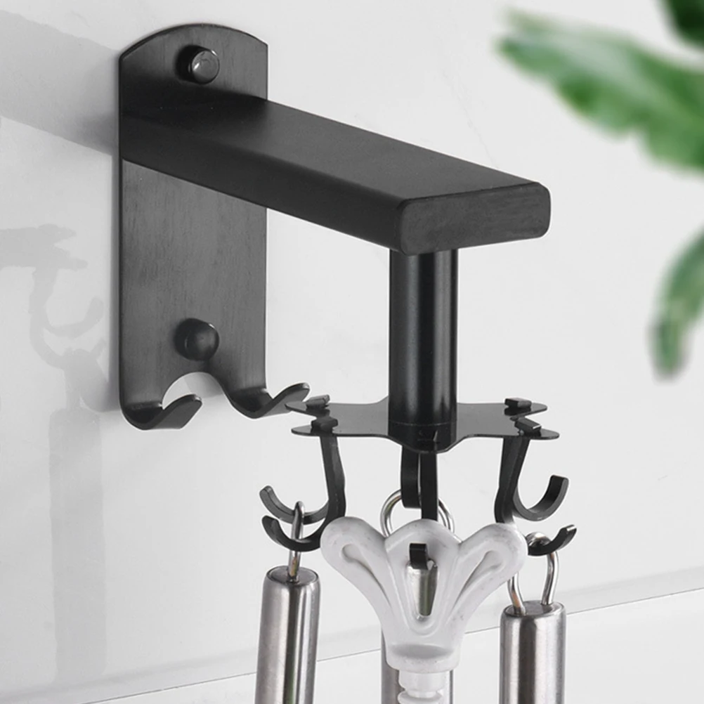 Rotatable Hooks Hanger Kitchen Bathroom Degree Hook Hanging Rack Multifunction Punch Free
Rotatable Hooks Hanger Kitchen Bathroom Degree Hook Hanging Rack Multifunction Punch Free