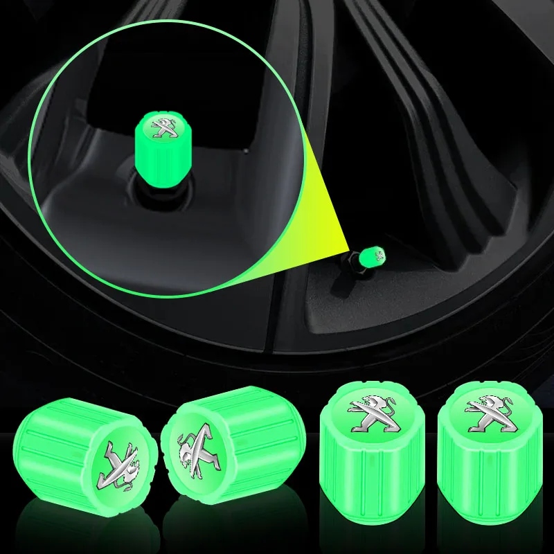 4Pcs Luminous Car Tire Valve Caps Badge Emblem Styling Emblem for Peugeot 206 308 307 301 406 408 607 208 207 3008 2008 508 407
4Pcs Luminous Car Tire Valve Caps Badge Emblem Styling Emblem for Peugeot 206 308 307 301 406 408 607 208 207 3008 2008 508 407