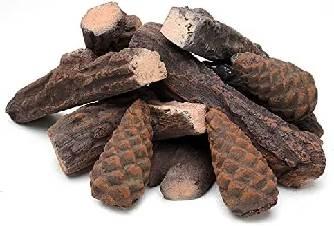 Skyflame 10-Pc Ceramic Wood Log Set for Indoor & Outdoor Fireplaces – Fits Gas, Propane, Gel, Ethanol, Electric
Skyflame 10-Pc Ceramic Wood Log Set for Indoor & Outdoor Fireplaces – Fits Gas, Propane, Gel, Ethanol, Electric