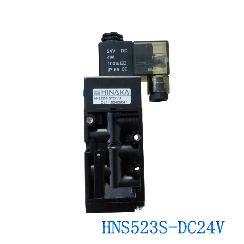 Original 5 Ported 2 Way Solenoid Valve HNS523S-DC24V-A HNS523S-AC110V-A with Connector silencer
Original 5 Ported 2 Way Solenoid Valve HNS523S-DC24V-A HNS523S-AC110V-A with Connector silencer