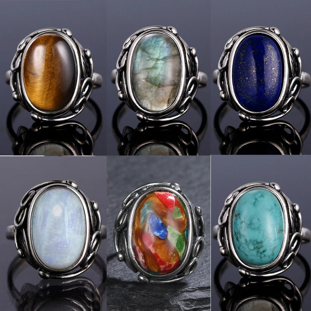 Vintage Finger Rings Women Oval 11x17MM Big Stones S9525 Silver Jewelry Ring Party Weeding Engagement Gifts
Vintage Finger Rings Women Oval 11x17MM Big Stones S9525 Silver Jewelry Ring Party Weeding Engagement Gifts