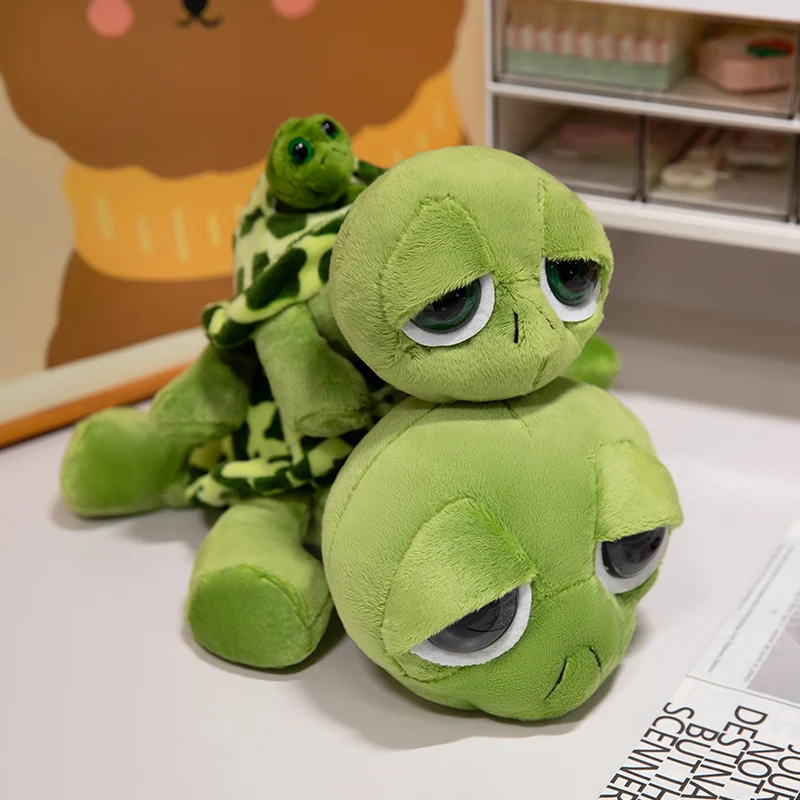 Big Eye Green Plush Dolls Cute Turtle Plush Toy Mom And Son Stuffed Animal Turtle Toys Birthday Gift For Kids
Big Eye Green Plush Dolls Cute Turtle Plush Toy Mom And Son Stuffed Animal Turtle Toys Birthday Gift For Kids