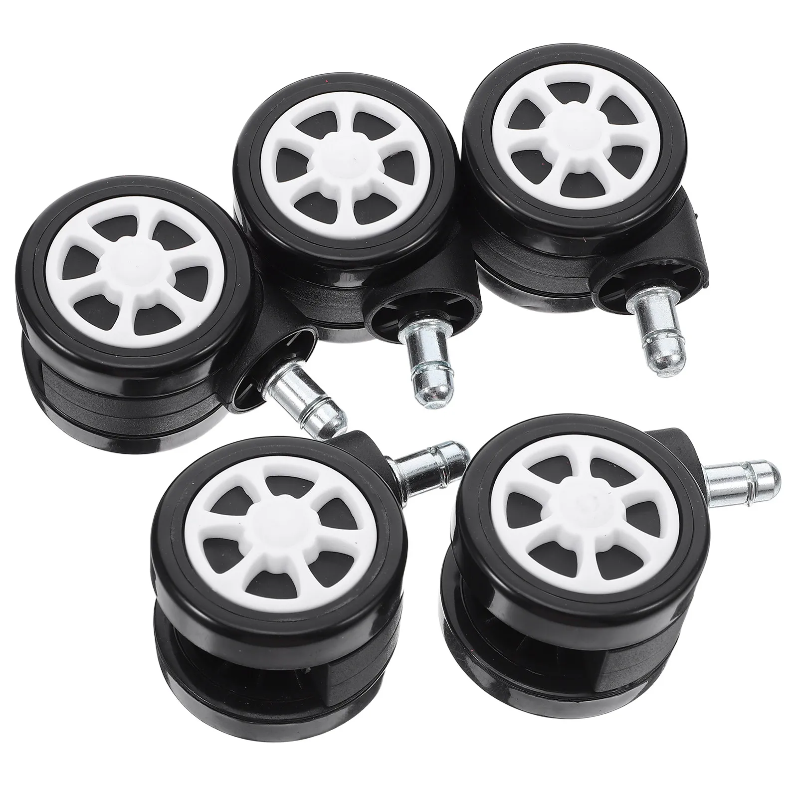 5Pcs Office Chair Wheels Replacement Universal Swivel Casters Heavy Duty for Hardwood Floors Smooth Quiet Rolling Furniture
5Pcs Office Chair Wheels Replacement Universal Swivel Casters Heavy Duty for Hardwood Floors Smooth Quiet Rolling Furniture