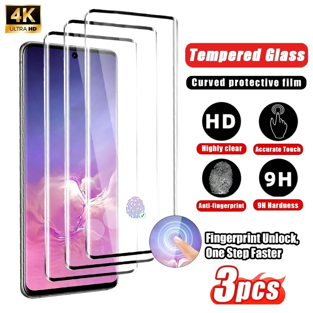 3Pcs Full Cover HD Tempered Glass for Samsung Galaxy S26 S23 S25 Ultra S24 S22 S21 S20 Plus S25 S24 FE Curved Screen Protector
3Pcs Full Cover HD Tempered Glass for Samsung Galaxy S26 S23 S25 Ultra S24 S22 S21 S20 Plus S25 S24 FE Curved Screen Protector