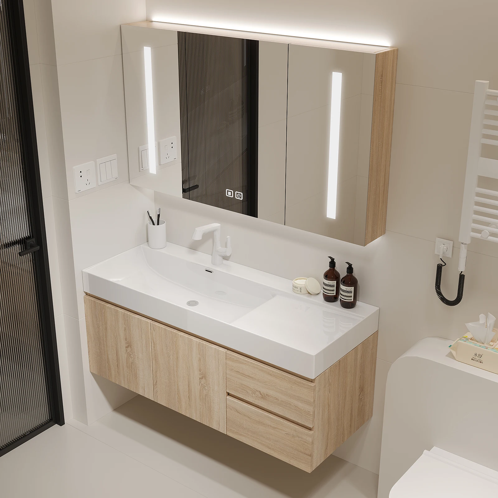 Modern Bathroom Vanities With Wash Basin Sink Furniture Hotel Bathroom Vanity Bathroom Cabinet With Mirror
Modern Bathroom Vanities With Wash Basin Sink Furniture Hotel Bathroom Vanity Bathroom Cabinet With Mirror