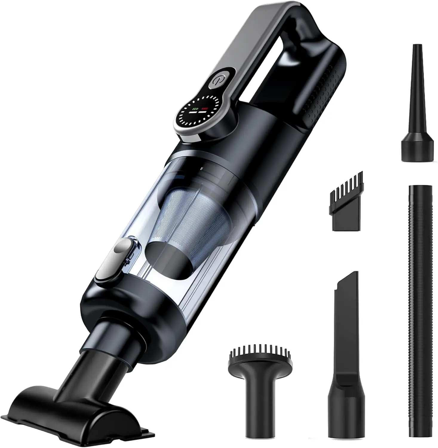 Cordless Handheld Car Vacuum Cleaner, Strong Suction for Pet Hair & Home Cleaning, Rechargeable with LED Light
Cordless Handheld Car Vacuum Cleaner, Strong Suction for Pet Hair & Home Cleaning, Rechargeable with LED Light