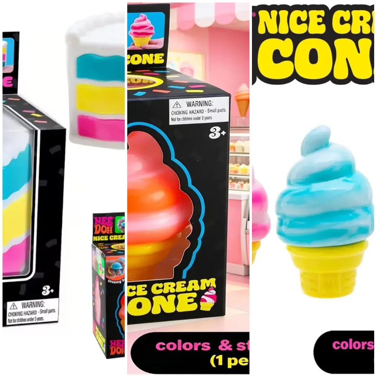 Needoh Ice-Cream Sensory Blocks for Stress Relief Pinching Puzzle Solving and Emotional Venting for Kids
Needoh Ice-Cream Sensory Blocks for Stress Relief Pinching Puzzle Solving and Emotional Venting for Kids
