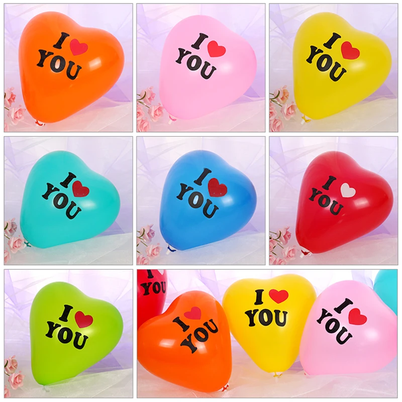 20/50pcs 12inch Heart Shape Latex Balloons I LOVE YOU Printed Birthday Party Decoration Engagement Wedding Proposal Ceremony
20/50pcs 12inch Heart Shape Latex Balloons I LOVE YOU Printed Birthday Party Decoration Engagement Wedding Proposal Ceremony