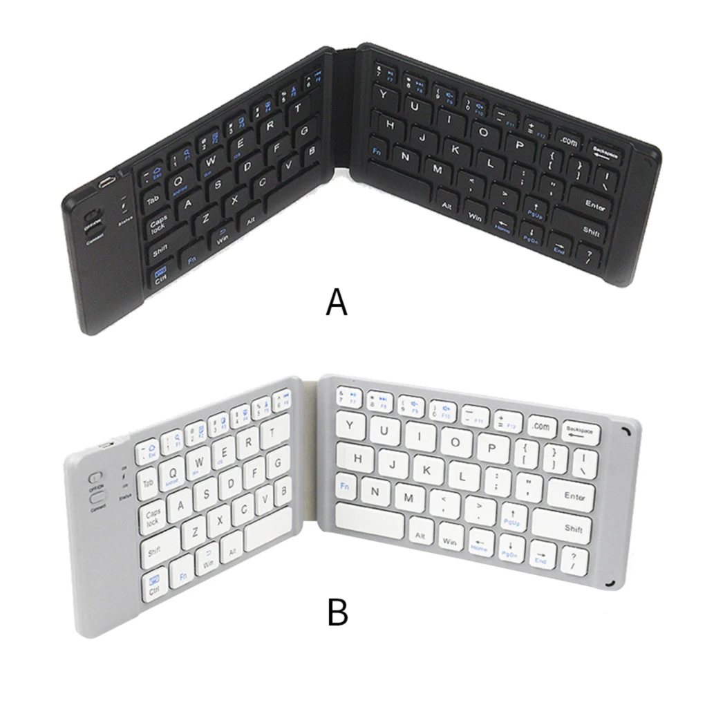 Keyboard Folding Mini Wireless Bluetooth-compatible Keyboard Replacement for IOS Replacement for Android PC Tablet
Keyboard Folding Mini Wireless Bluetooth-compatible Keyboard Replacement for IOS Replacement for Android PC Tablet