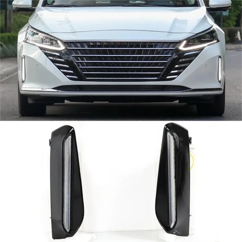 For Nissan Altima Teana 2022 2023 Car Front Fog Lamp Led Daytime Running Light DRL Yellow Dynamic Turn Signal DRL 12V Daylights
For Nissan Altima Teana 2022 2023 Car Front Fog Lamp Led Daytime Running Light DRL Yellow Dynamic Turn Signal DRL 12V Daylights