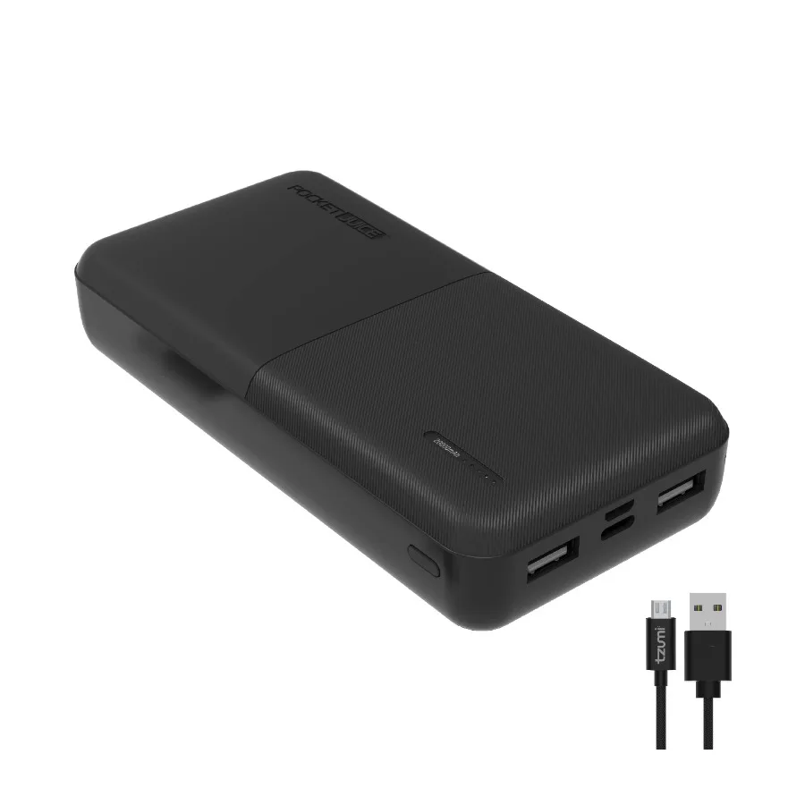 Портативное зарядное устройство Slim Pro 20 000 мАч с двумя USB-портами, черное
Портативное зарядное устройство Slim Pro 20 000 мАч с двумя USB-портами, черное