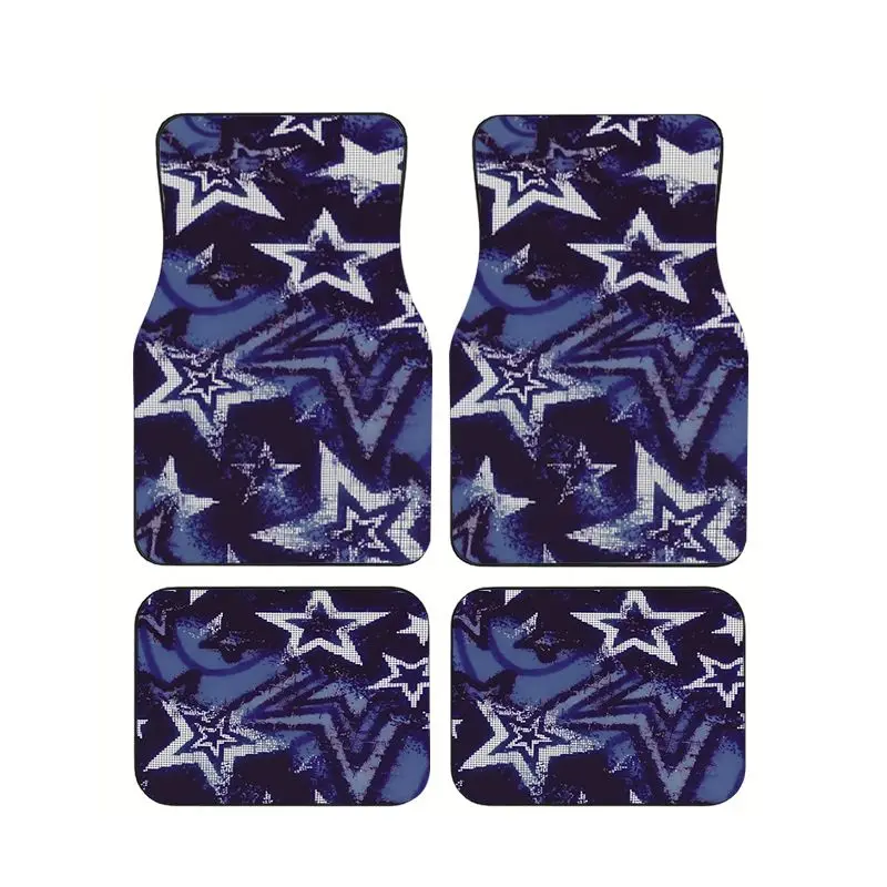 Universal Car Floor Mats Set 4Pcs Star Pattern Grunge Texture Design Non-Slip Auto Carpet Interior Accessories For All Vehicles
Universal Car Floor Mats Set 4Pcs Star Pattern Grunge Texture Design Non-Slip Auto Carpet Interior Accessories For All Vehicles