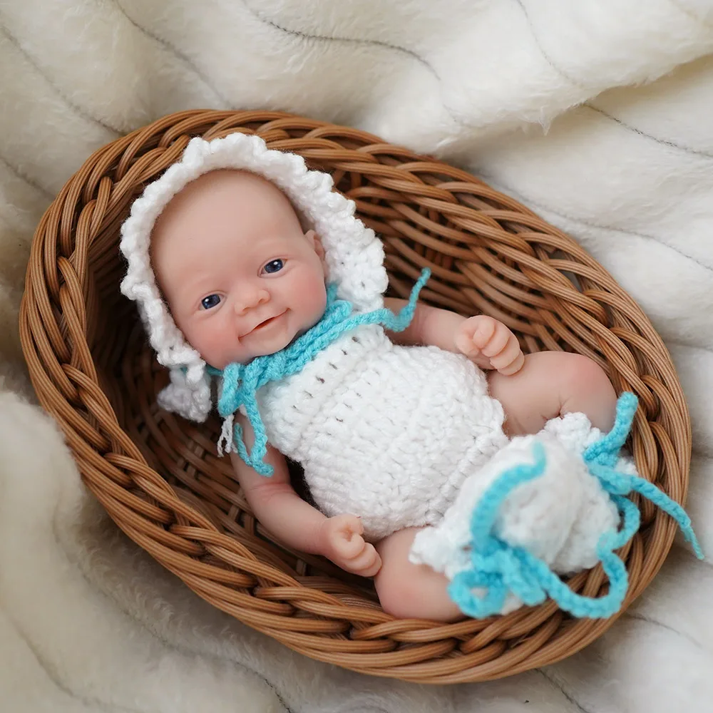 7 "Микропреми, полностью силиконовая милая кукла-пустышка «Миа» и «Эли», реалистичная мини-кукла реборн, сюрприз, детская антистрессовая кукла
7 "Микропреми, полностью силиконовая милая кукла-пустышка «Миа» и «Эли», реалистичная мини-кукла реборн, сюрприз, детская антистрессовая кукла