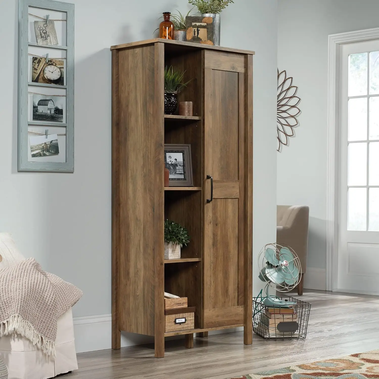 Miscellaneous Storage Sliding Door Storage Cabinet/Pantry cabinets, Rural Pine Finish
Miscellaneous Storage Sliding Door Storage Cabinet/Pantry cabinets, Rural Pine Finish