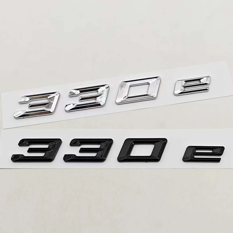 New 3D ABS Chrome Black Car Styling Logo 330e Badge Sticker Rear Trunk Emblem Decals For BMW 330e Auto Tail Accessories
New 3D ABS Chrome Black Car Styling Logo 330e Badge Sticker Rear Trunk Emblem Decals For BMW 330e Auto Tail Accessories