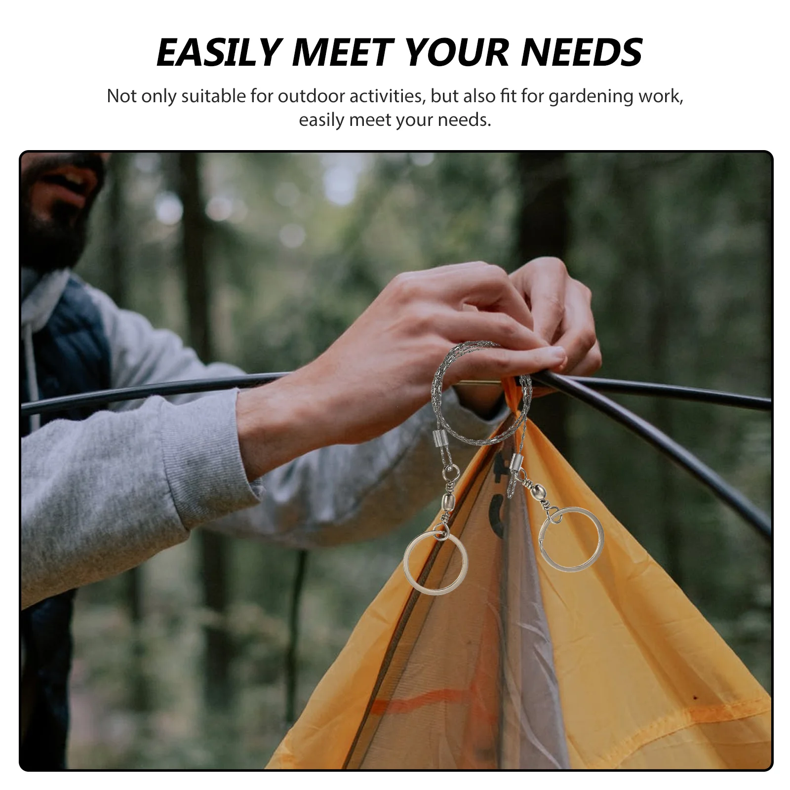 4 Pcs Portable Rope Saw Survival Gear Outdoor Accessory Steel Wire Wilderness Supplies Stainless Tool Tools Chainsaw
4 Pcs Portable Rope Saw Survival Gear Outdoor Accessory Steel Wire Wilderness Supplies Stainless Tool Tools Chainsaw