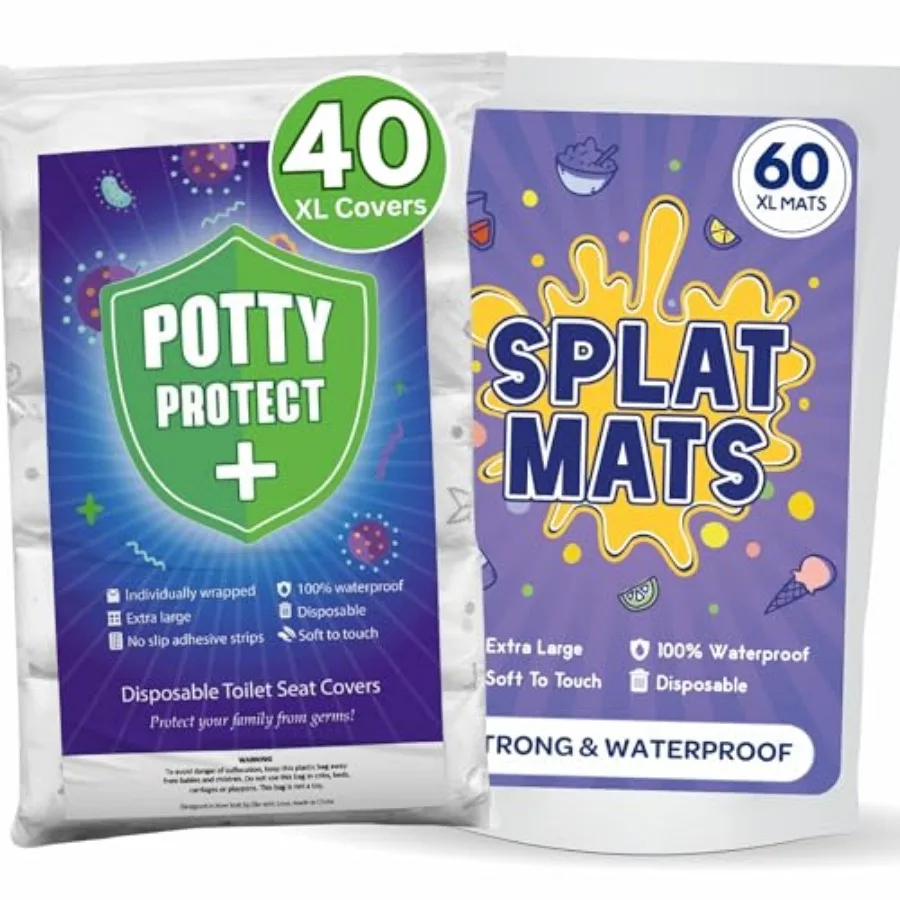 Eli with Love Disposable Toilet Seat Covers and Splat Mats
Eli with Love Disposable Toilet Seat Covers and Splat Mats