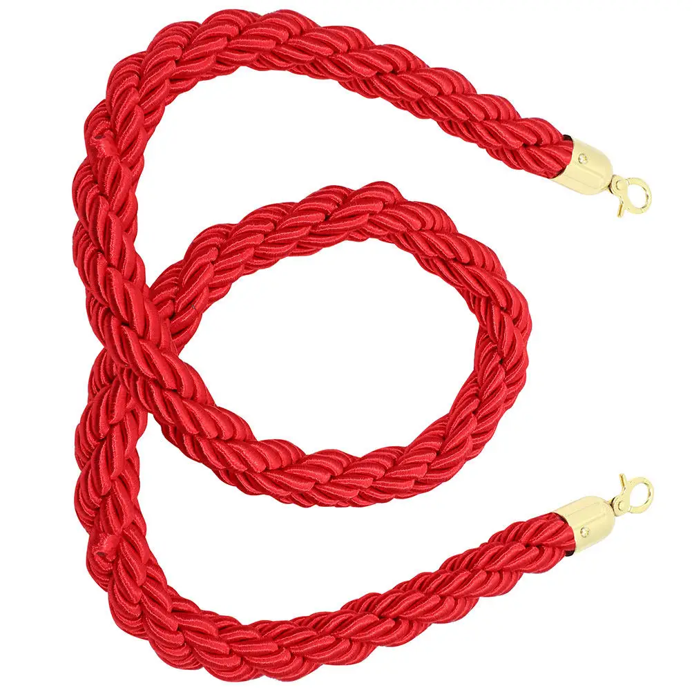 Barrier Rope With Hook Stanchion Twisted Design For Crowd Control Queue Line Retractable Belt Safety Barrier Chain For
Barrier Rope With Hook Stanchion Twisted Design For Crowd Control Queue Line Retractable Belt Safety Barrier Chain For