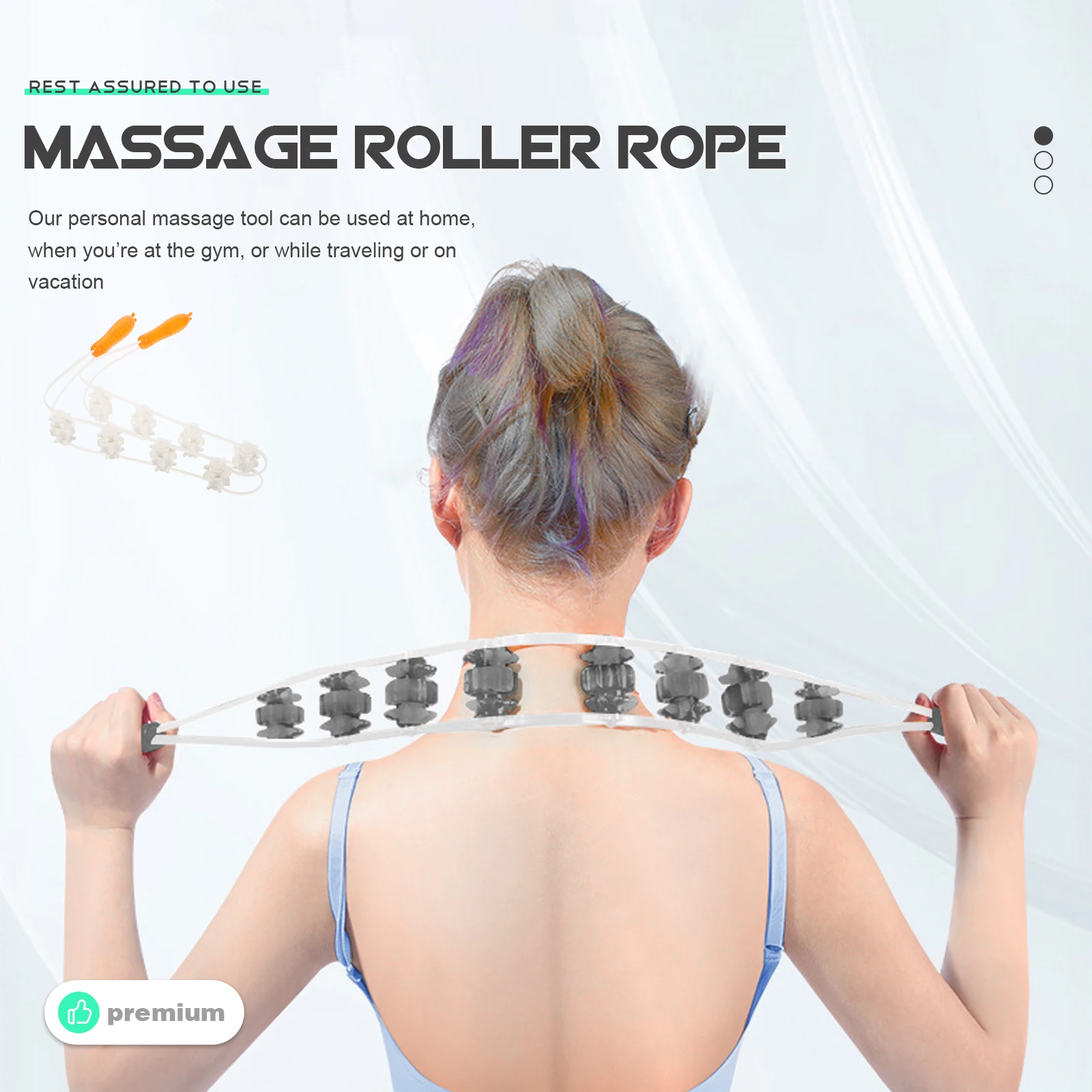 Back Stretching Tool Massage Stick For Leg Muscle Roller Calf Shoulder Waist Body Massager Relief Pain Recovery Portable
Back Stretching Tool Massage Stick For Leg Muscle Roller Calf Shoulder Waist Body Massager Relief Pain Recovery Portable