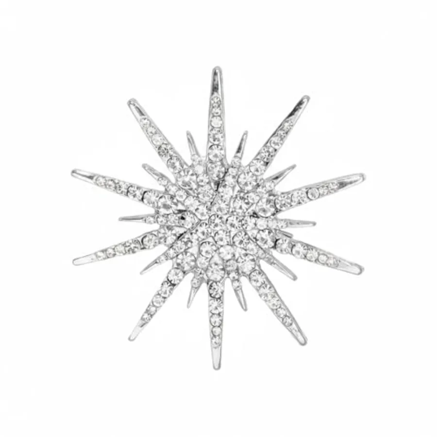 Fashion CZ Star Brooch Lapel Pin for Women Men Crystal Rhinestone Star Burst Corsage Brooches Pins Dainty for Dress Suit Hat Ba
Fashion CZ Star Brooch Lapel Pin for Women Men Crystal Rhinestone Star Burst Corsage Brooches Pins Dainty for Dress Suit Hat Ba