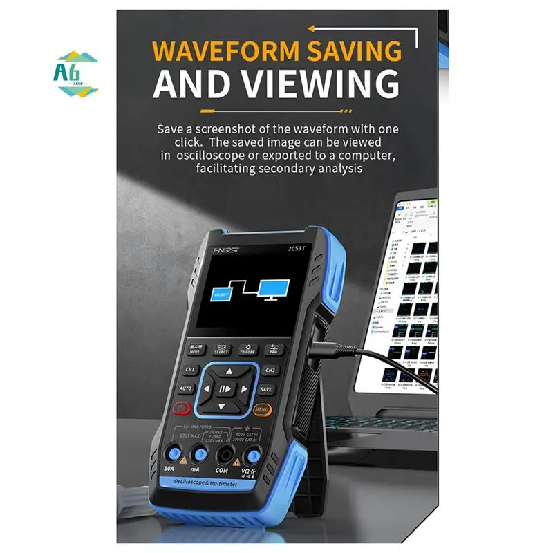 A60F- 2C53T Upgrade 3In1 Oscilloscope Multimeter Signal Generator 50Mhz Bandwidth 250MS Rate Dual Channel 20000 Counts
A60F- 2C53T Upgrade 3In1 Oscilloscope Multimeter Signal Generator 50Mhz Bandwidth 250MS Rate Dual Channel 20000 Counts