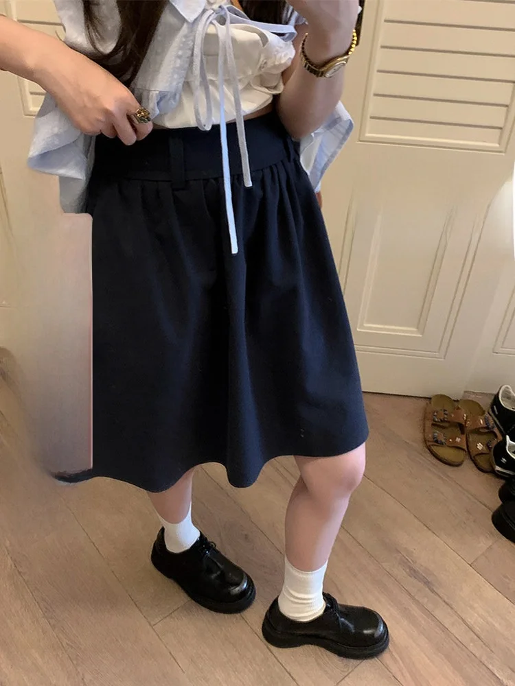 Miaolab High Waist A-Line Midi Skirt Summer Cotton Slimming f-length Casual Skirts for Women Girls
Miaolab High Waist A-Line Midi Skirt Summer Cotton Slimming f-length Casual Skirts for Women Girls